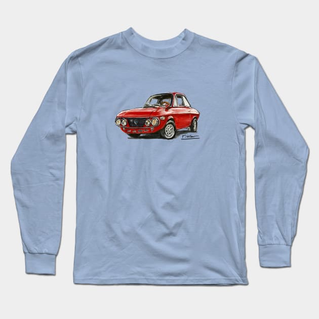 Lancia Fulvia Long Sleeve T-Shirt by Francohanekom